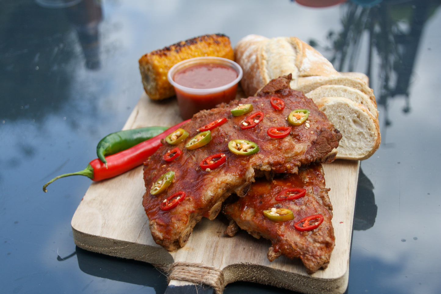 Sparerib Extreme Spicy [18+] incl. extra bakje marinade